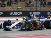 Pierre Gasly of France drives the (10) BWT Alpine F1 Team A524 Renault during the Formula 1 Pirelli United States Grand Prix 2024 in Austin,...