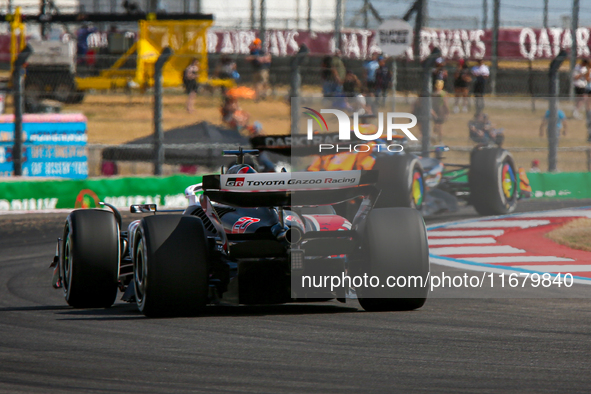 Kevin Magnussen of Denmark drives the (20) MoneyGram Haas F1 Team VF-24 Ferrari during the Formula 1 Pirelli United States Grand Prix 2024 i...