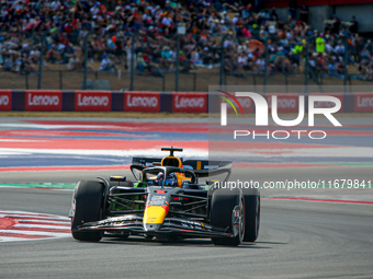 Max Verstappen of the Netherlands drives the Oracle Red Bull Racing RB20 Honda RBPT during the Formula 1 Pirelli United States Grand Prix 20...