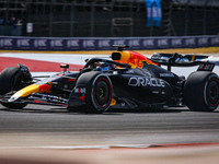 Max Verstappen of the Netherlands drives the Oracle Red Bull Racing RB20 Honda RBPT during the Formula 1 Pirelli United States Grand Prix 20...