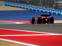 Charles Leclerc of Monaco drives the (16) Scuderia Ferrari SF-24 Ferrari during the Formula 1 Pirelli United States Grand Prix 2024 in Austi...