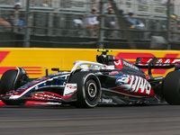 Nico Hulkenberg of Germany drives the (27) MoneyGram Haas F1 Team VF-24 Ferrari during the Formula 1 Pirelli United States Grand Prix 2024 i...