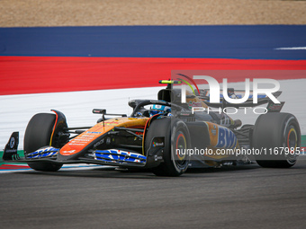 Pierre Gasly of France drives the (10) BWT Alpine F1 Team A524 Renault during the Formula 1 Pirelli United States Grand Prix 2024 in Austin,...