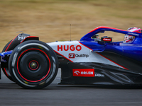 Liam Lawson of New Zealand drives the (30) Visa Cash app RB VCARB01 Honda RBPT during the Formula 1 Pirelli United States Grand Prix 2024 in...