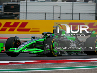 Valtteri Bottas of Finland drives the (77) Stake F1 Team Kick Sauber C44 Ferrari during the Formula 1 Pirelli United States Grand Prix 2024...