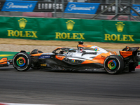 Oscar Piastri of Australia drives the McLaren F1 Team MCL38 Mercedes during the Formula 1 Pirelli United States Grand Prix 2024 in Austin, U...