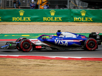 Liam Lawson of New Zealand drives the (30) Visa Cash app RB VCARB01 Honda RBPT during the Formula 1 Pirelli United States Grand Prix 2024 in...