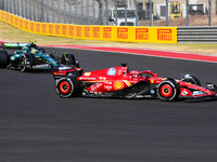 Charles Leclerc of Monaco drives the (16) Scuderia Ferrari SF-24 Ferrari during the Formula 1 Pirelli United States Grand Prix 2024 in Austi...