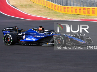 Alexander Albon of Thailand drives the (23) Williams Racing FW46 Mercedes during the Formula 1 Pirelli United States Grand Prix 2024 in Aust...