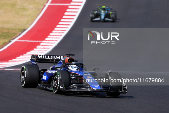 Alexander Albon of Thailand drives the (23) Williams Racing FW46 Mercedes during the Formula 1 Pirelli United States Grand Prix 2024 in Aust...