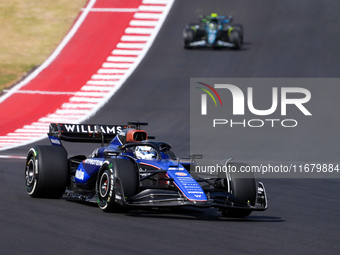 Alexander Albon of Thailand drives the (23) Williams Racing FW46 Mercedes during the Formula 1 Pirelli United States Grand Prix 2024 in Aust...