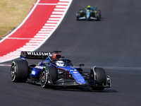 Alexander Albon of Thailand drives the (23) Williams Racing FW46 Mercedes during the Formula 1 Pirelli United States Grand Prix 2024 in Aust...