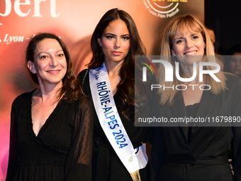 Alexcia Couly at the light festival award ceremony in Lyon, France, on October 19, 2024. (