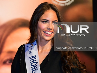 Alexcia Couly at the light festival award ceremony in Lyon, France, on October 19, 2024. (