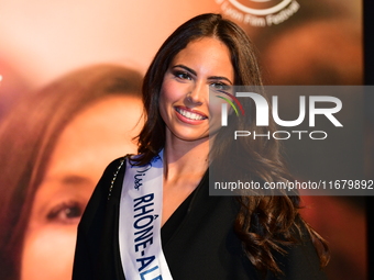 Alexcia Couly at the light festival award ceremony in Lyon, France, on October 19, 2024. (