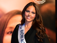 Alexcia Couly at the light festival award ceremony in Lyon, France, on October 19, 2024. (