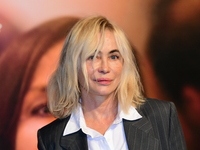 Emmanuelle Beart at the light festival award ceremony in Lyon, France, on October 19, 2024. (