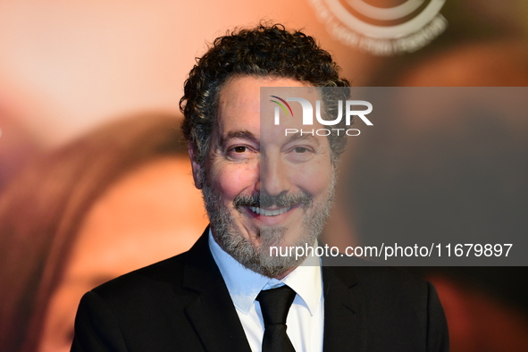 Guillaume Gallienne at the light festival award ceremony in Lyon, France, on October 19, 2024. 