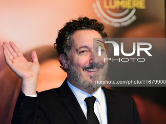 Guillaume Gallienne at the light festival award ceremony in Lyon, France, on October 19, 2024. (