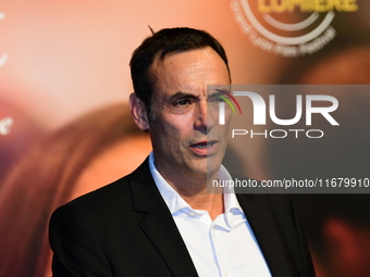 Anthony Delon at the light festival award ceremony in Lyon, France, on October 19, 2024. (