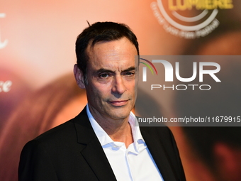 Anthony Delon at the light festival award ceremony in Lyon, France, on October 19, 2024. (