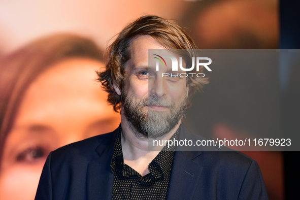 Alexandre Aja at the light festival award ceremony in Lyon, France, on October 19, 2024. 