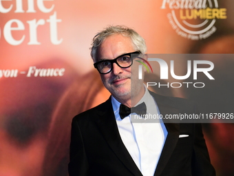 Alfonso Cuaron at the light festival award ceremony in Lyon, France, on October 19, 2024. (