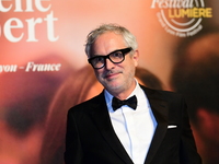 Alfonso Cuaron at the light festival award ceremony in Lyon, France, on October 19, 2024. (