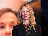 Sandrine Kiberlain at the light festival award ceremony in Lyon, France, on October 19, 2024. (