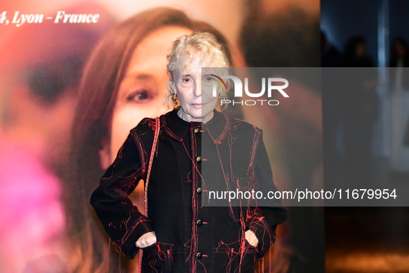 Claire Denis at the light festival award ceremony in Lyon, France, on October 19, 2024. 