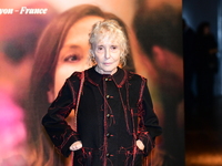 Claire Denis at the light festival award ceremony in Lyon, France, on October 19, 2024. (