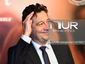 Laurent Gerra at the light festival award ceremony in Lyon, France, on October 19, 2024. (