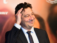 Laurent Gerra at the light festival award ceremony in Lyon, France, on October 19, 2024. (