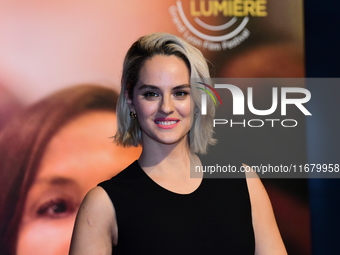 Noemie Merlant at the light festival award ceremony in Lyon, France, on October 19, 2024. (