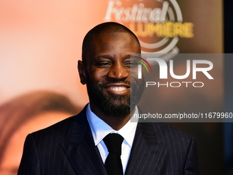 Abd Al Malik at the light festival award ceremony in Lyon, France, on October 19, 2024. (