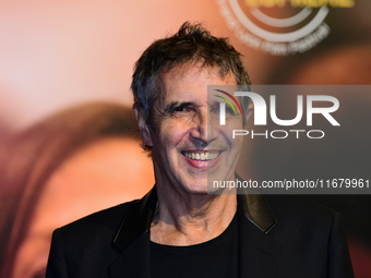 Julien Clerc at the light festival award ceremony in Lyon, France, on October 19, 2024. (