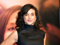 Camelia Jordana at the light festival award ceremony in Lyon, France, on October 19, 2024. (