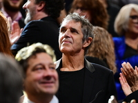 Julien Clerc at the light festival award ceremony in Lyon, France, on October 19, 2024. (