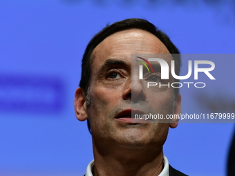 Anthony Delon at the light festival award ceremony in Lyon, France, on October 19, 2024. (