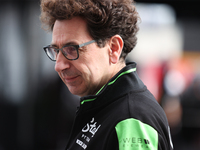 Mattia Binotto walks through the paddock at Circuit of the Americas in Austin, Texas, on October 18, 2024, during the Formula 1 Pirelli Unit...