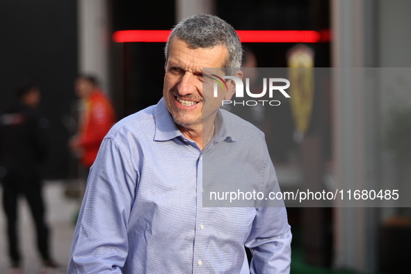 Guenther Steiner is at Circuit of the Americas in Austin, Texas, on October 18, 2024, during the Formula 1 Pirelli United States Grand Prix....