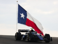 Alexander Albon drives in sprint qualifying at Circuit of the Americas in Austin, Texas, on October 18, 2024, during the Formula 1 Pirelli U...