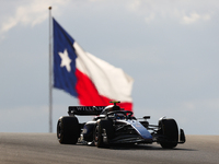 Alexander Albon drives in sprint qualifying at Circuit of the Americas in Austin, Texas, on October 18, 2024, during the Formula 1 Pirelli U...