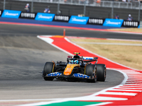 Pierre Gasly drives in a free practice session at Circuit of the Americas in Austin, United States, on October 18, 2024, during the Formula...