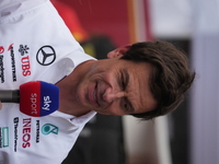 Toto Wolff is the Team Principal of the Mercedes-AMG Petronas F1 Team during the Formula 1 Pirelli United States Grand Prix 2024 in Austin,...