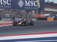 Sergio Perez of Mexico drives the (11) Oracle Red Bull Racing RB20 Honda RBPT during the Formula 1 Pirelli United States Grand Prix 2024 in...