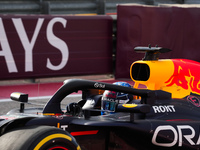 Max Verstappen of the Netherlands drives the Oracle Red Bull Racing RB20 Honda RBPT during the Formula 1 Pirelli United States Grand Prix 20...