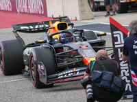 Max Verstappen of the Netherlands drives the Oracle Red Bull Racing RB20 Honda RBPT during the Formula 1 Pirelli United States Grand Prix 20...