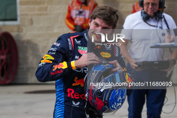 Max Verstappen of the Netherlands drives the Oracle Red Bull Racing RB20 Honda RBPT during the Formula 1 Pirelli United States Grand Prix 20...