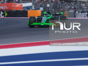 Valtteri Bottas of Finland drives the (77) Stake F1 Team Kick Sauber C44 Ferrari during the Formula 1 Pirelli United States Grand Prix 2024...